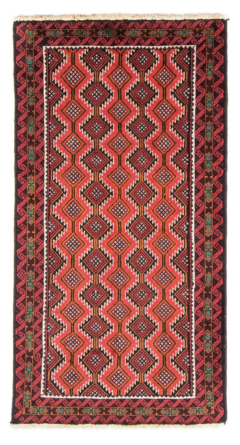 Loper Baluch tapijt - 188 x 98 cm - rood