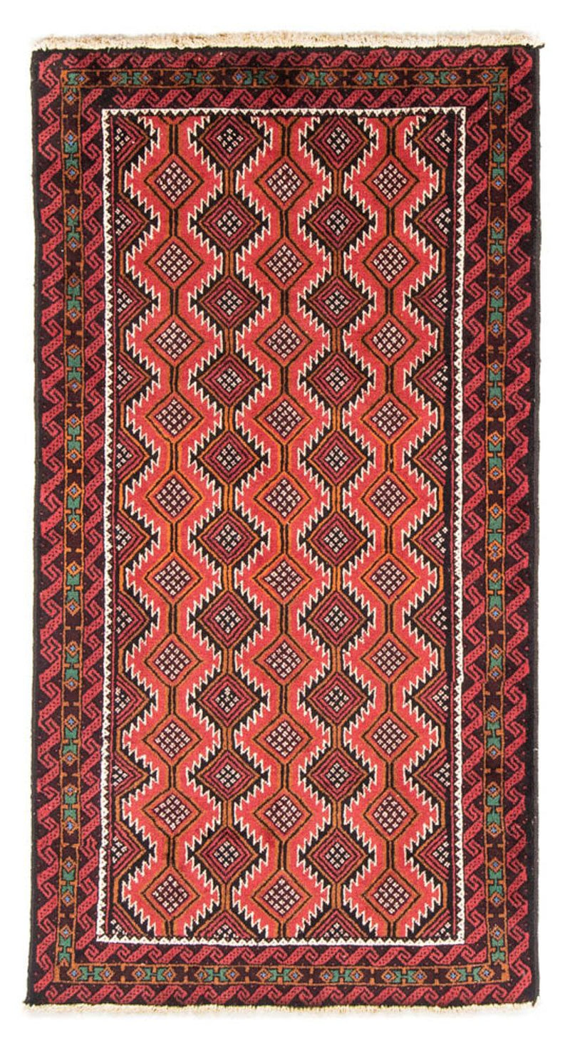 Loper Baluch tapijt - 188 x 98 cm - rood