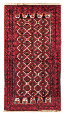 Loper Baluch tapijt - 191 x 101 cm - rood