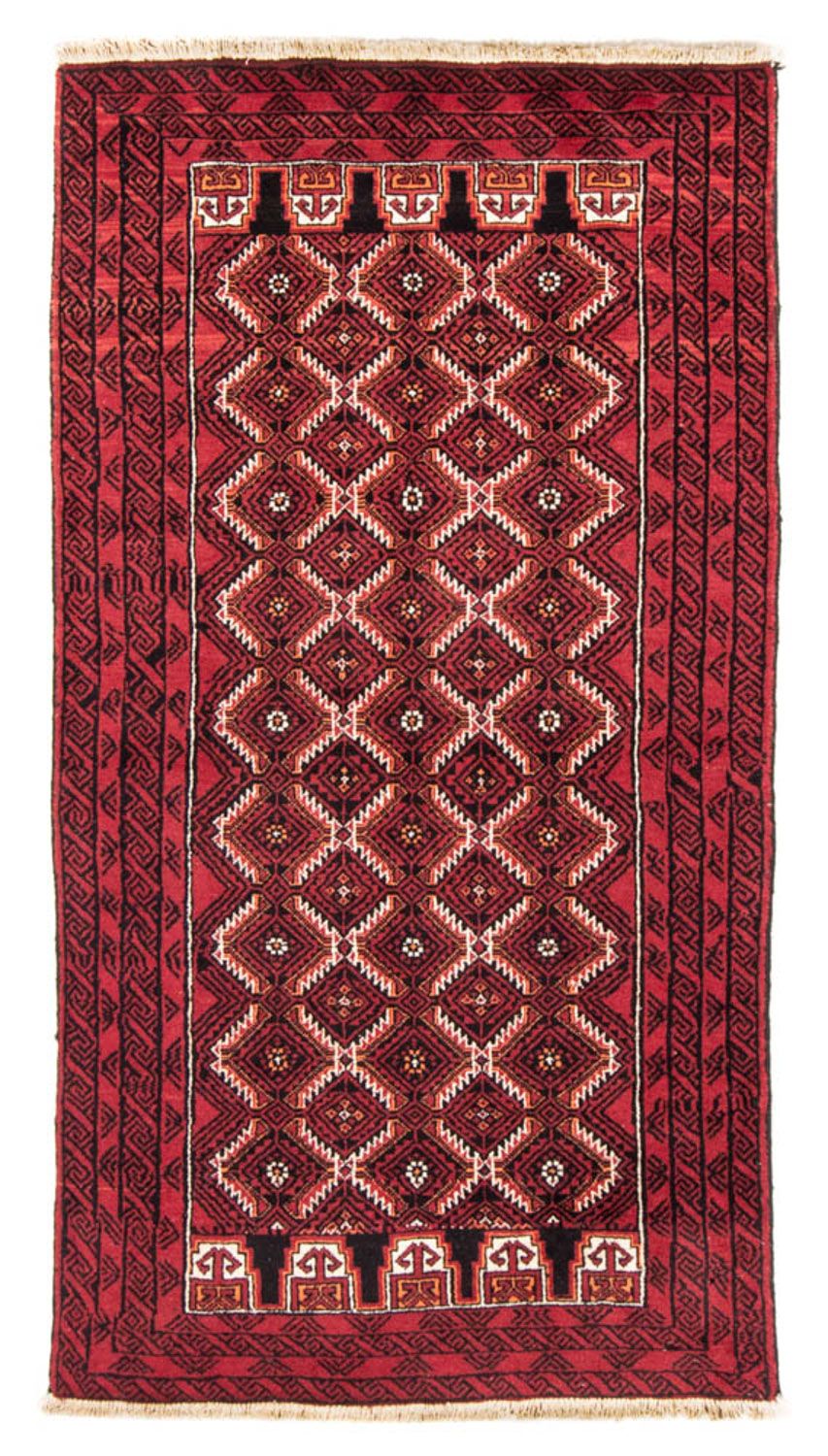 Loper Baluch tapijt - 191 x 101 cm - rood