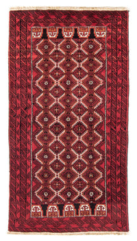 Loper Baluch tapijt - 191 x 101 cm - rood