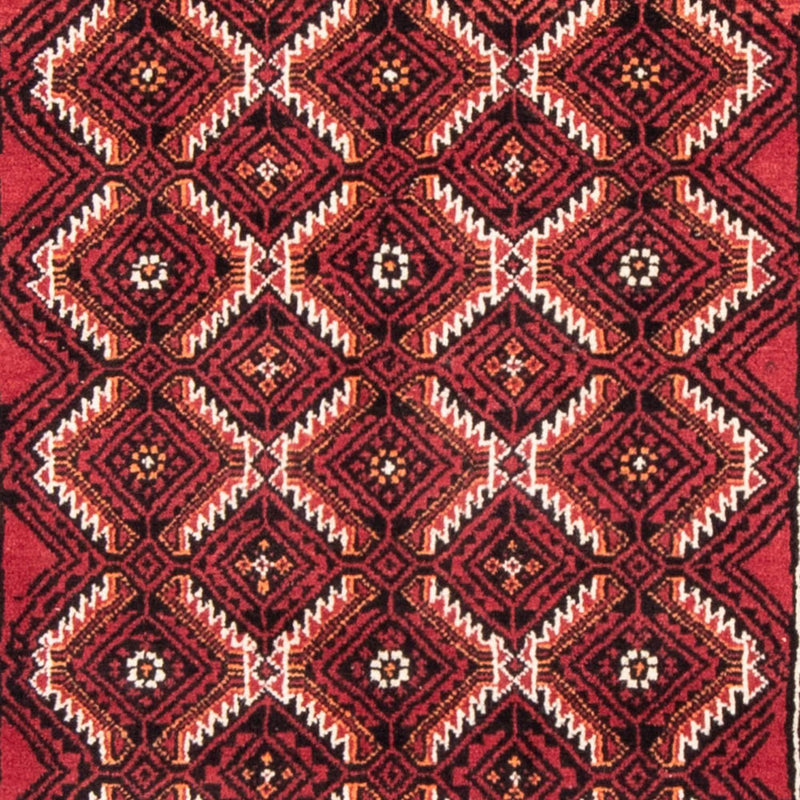 Loper Baluch tapijt - 191 x 101 cm - rood
