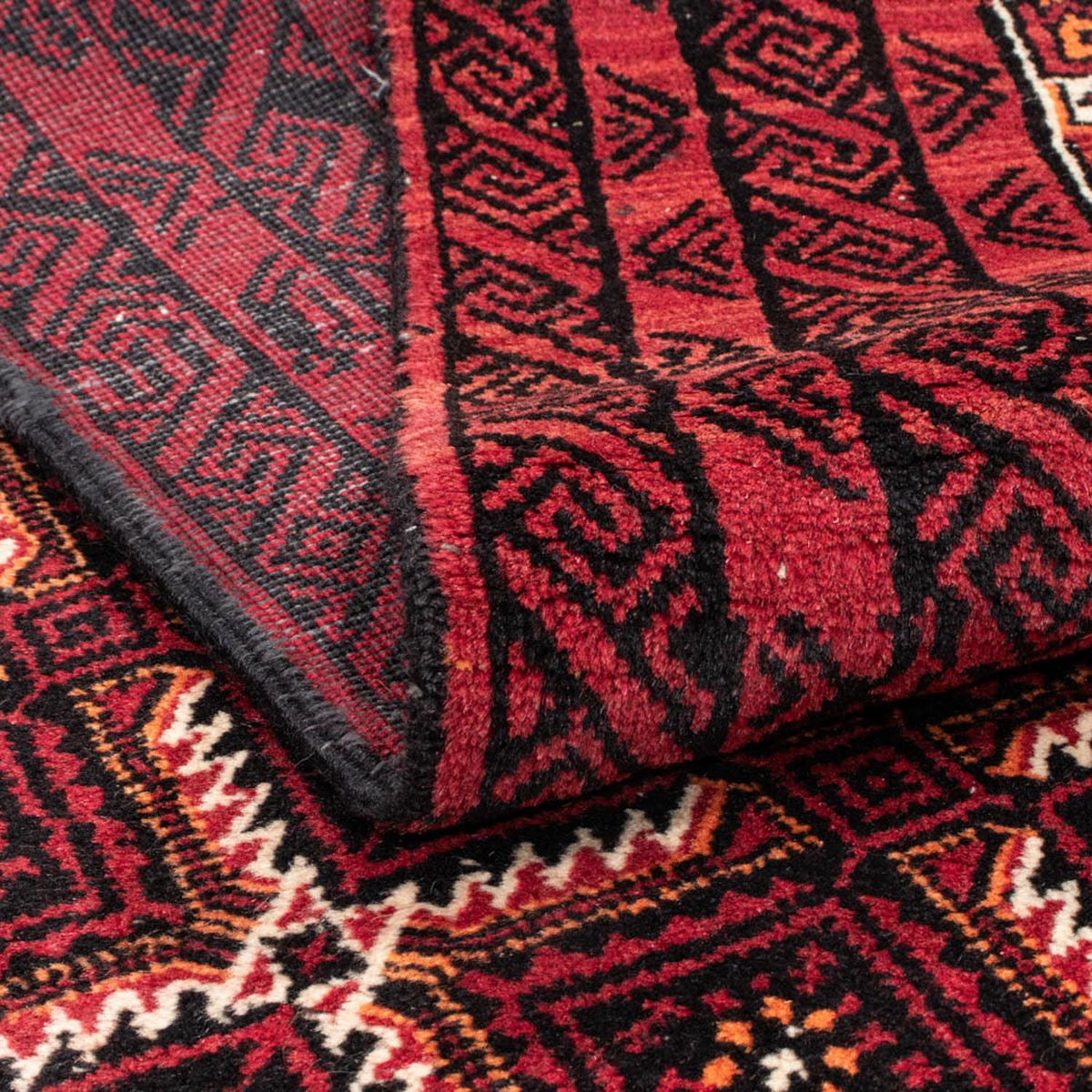 Loper Baluch tapijt - 191 x 101 cm - rood