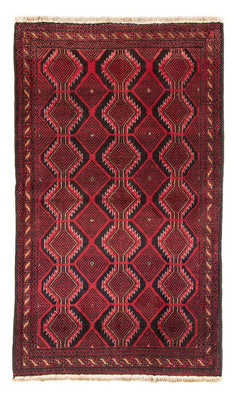 Loper Baluch tapijt - 184 x 103 cm - rood
