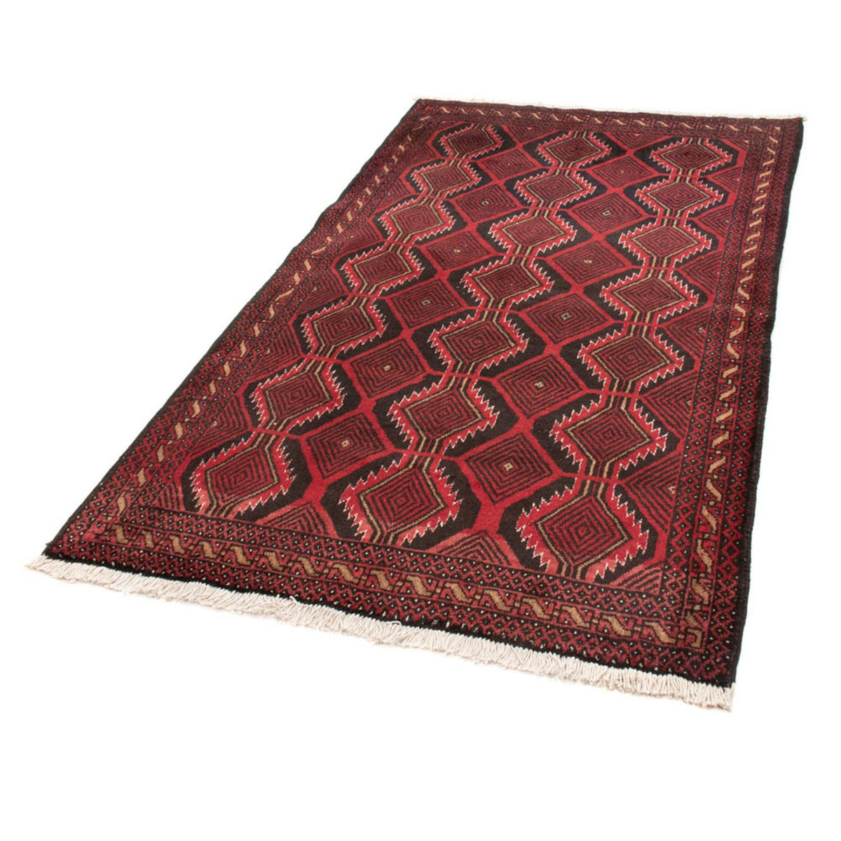 Loper Baluch tapijt - 184 x 103 cm - rood