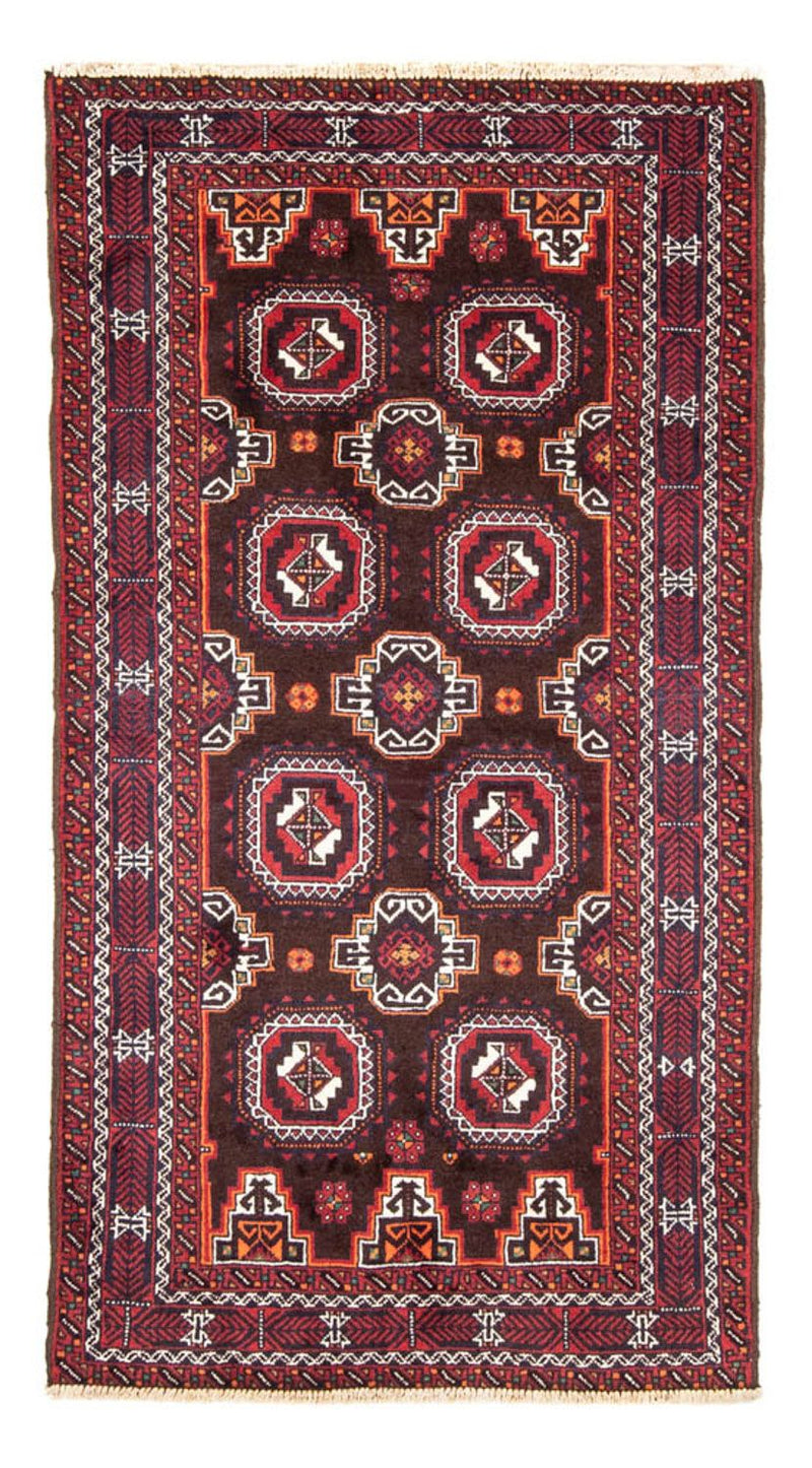 Loper Baluch tapijt - 192 x 101 cm - rood