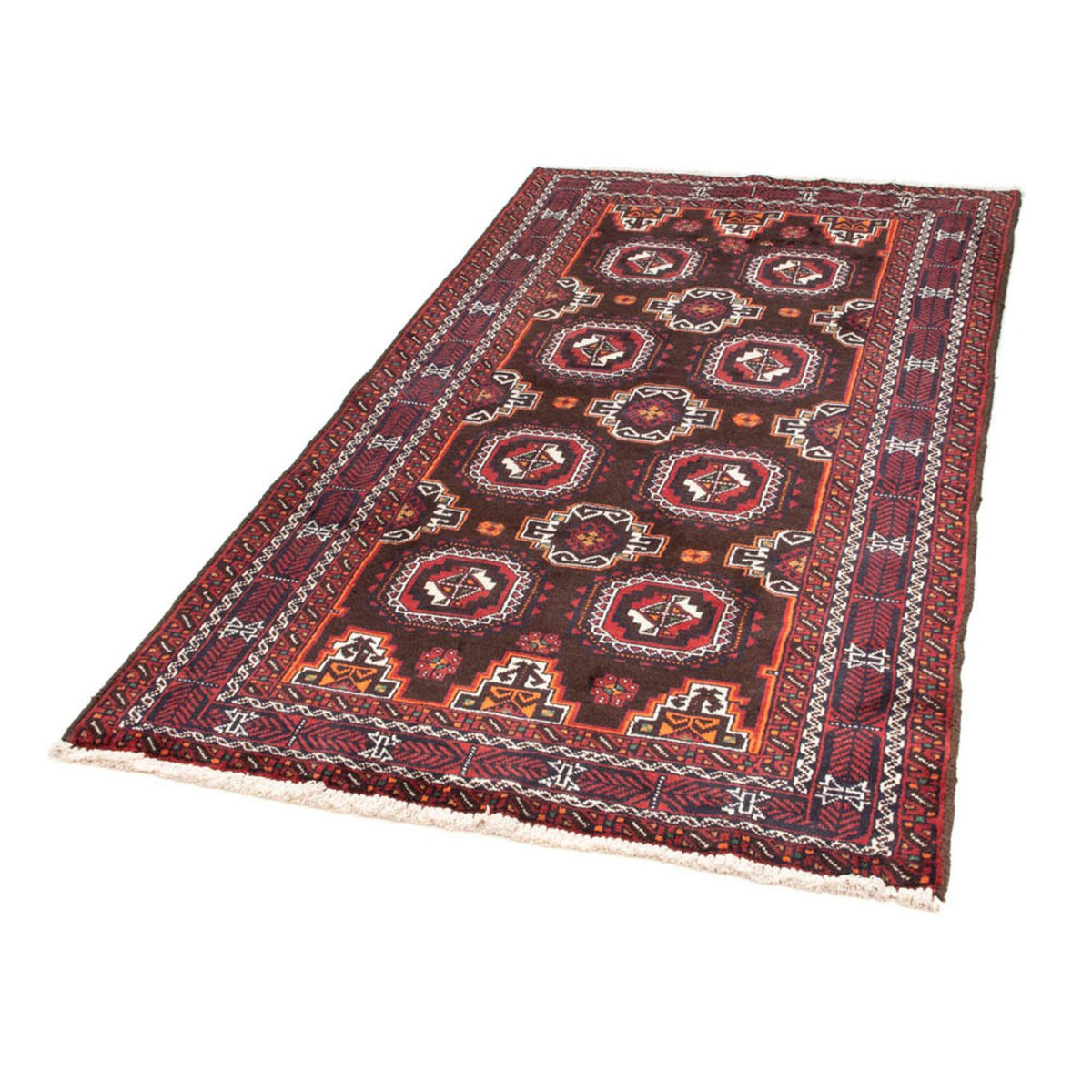 Loper Baluch tapijt - 192 x 101 cm - rood