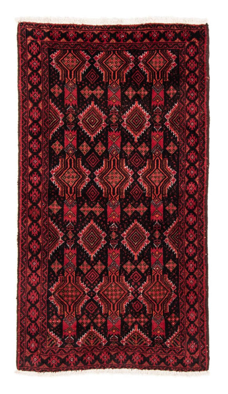 Loper Baluch tapijt - 182 x 100 cm - donkerrood