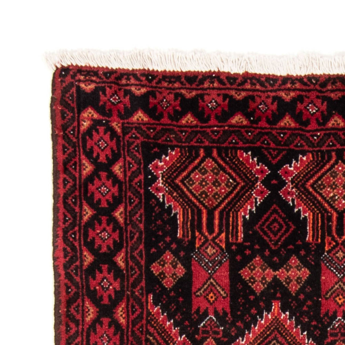 Loper Baluch tapijt - 182 x 100 cm - donkerrood