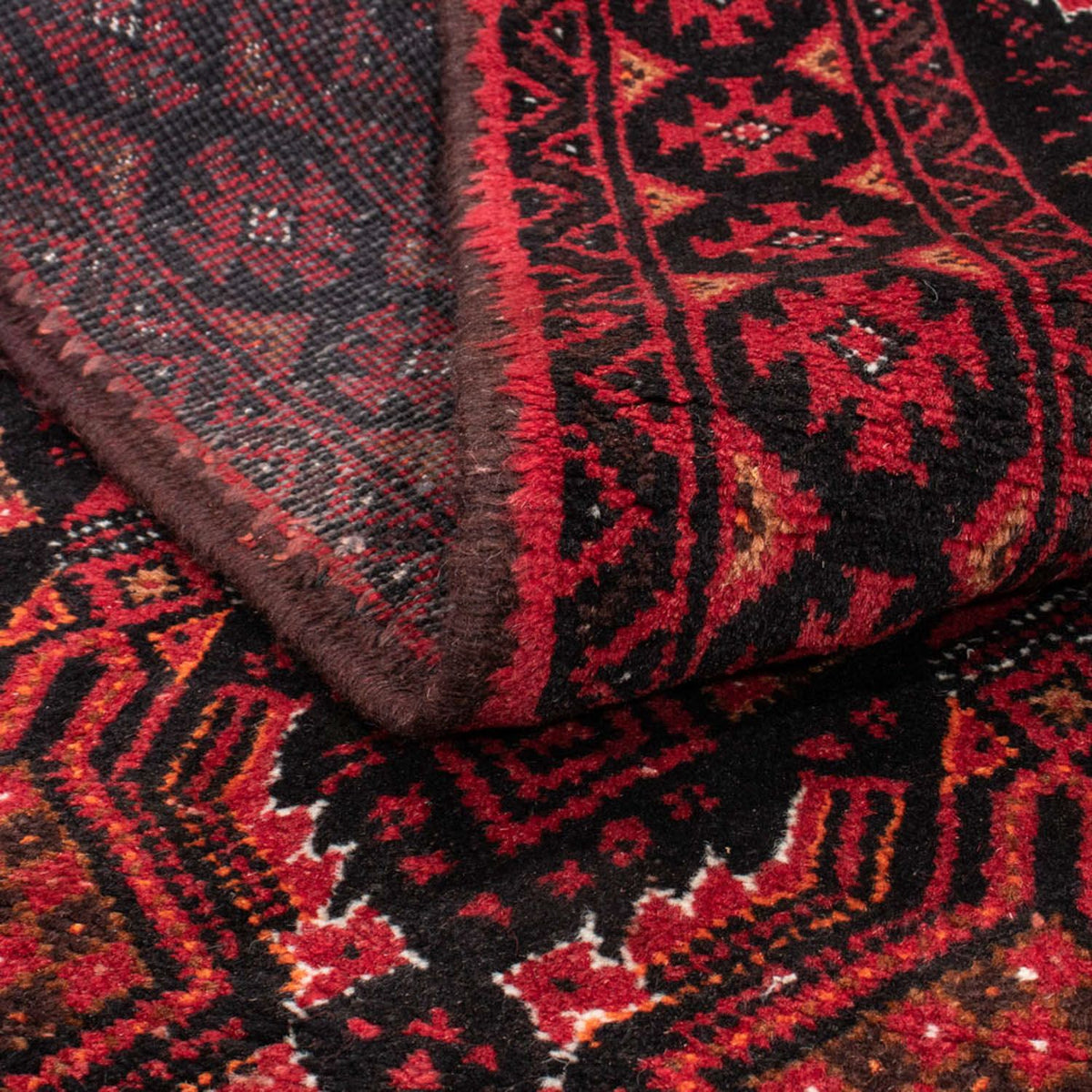 Loper Baluch tapijt - 182 x 100 cm - donkerrood