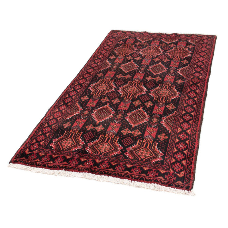 Loper Baluch tapijt - 182 x 100 cm - donkerrood