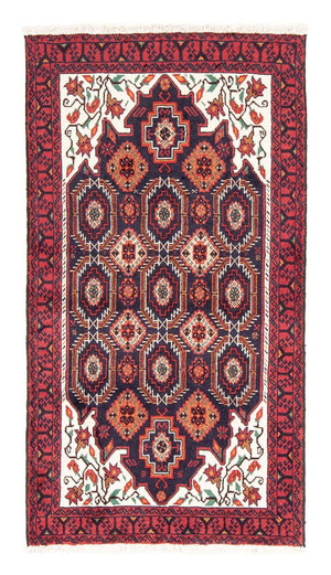 Loper Baluch tapijt - 177 x 94 cm - rood