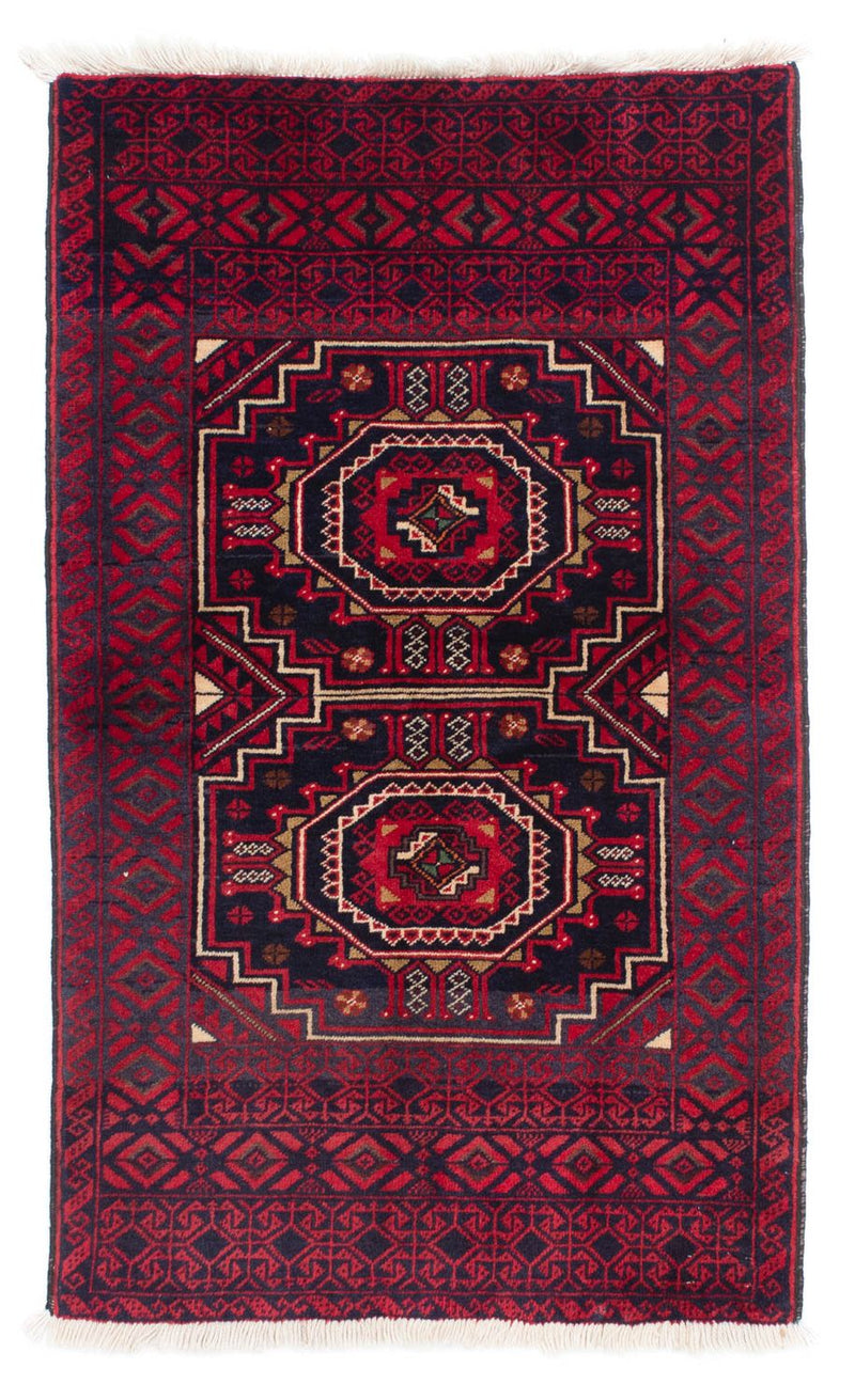 Baluch tapijt - 146 x 84 cm - donkerrood