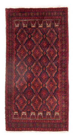 Baluch tapijt - 168 x 89 cm - donkerrood