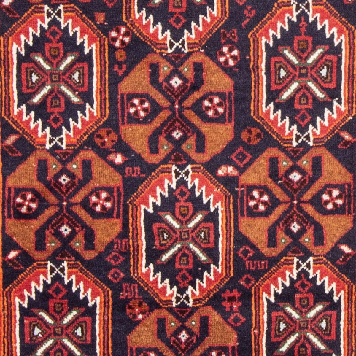 Loper Baluch tapijt - 202 x 100 cm - rood