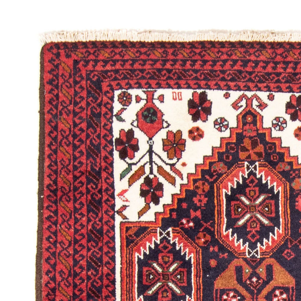 Loper Baluch tapijt - 202 x 100 cm - rood