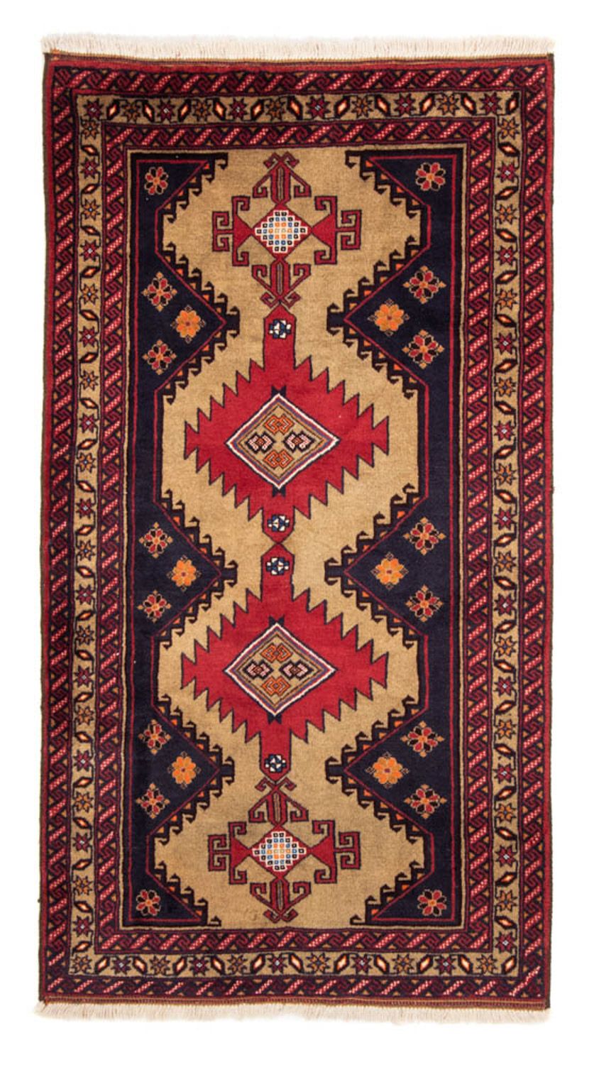 Loper Baluch tapijt - 215 x 111 cm - beige