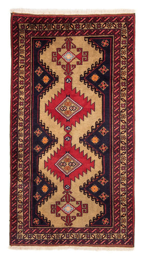 Loper Baluch tapijt - 215 x 111 cm - beige