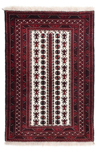 Baluch tapijt - 142 x 102 cm - donkerrood