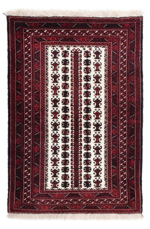 Baluch tapijt - 142 x 102 cm - donkerrood