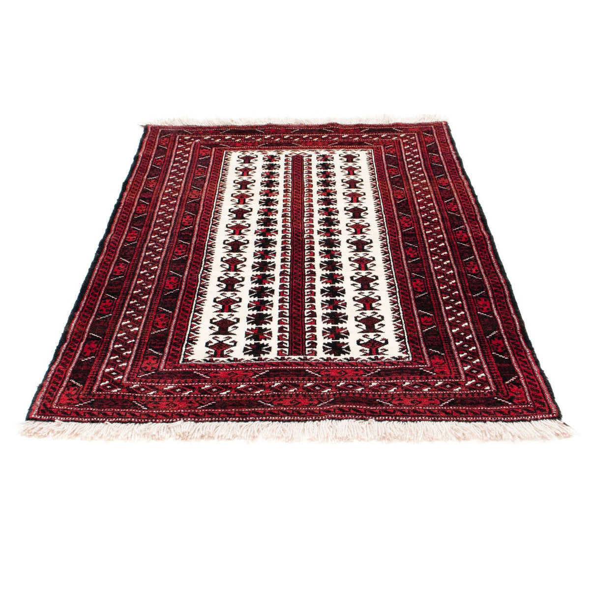 Baluch tapijt - 142 x 102 cm - donkerrood