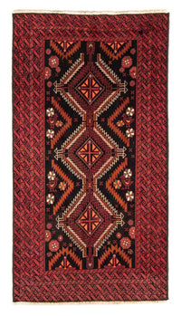 Loper Baluch tapijt - 196 x 106 cm - rood