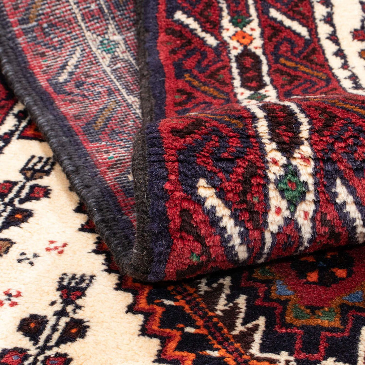 Loper Baluch tapijt - 185 x 103 cm - donkerblauw