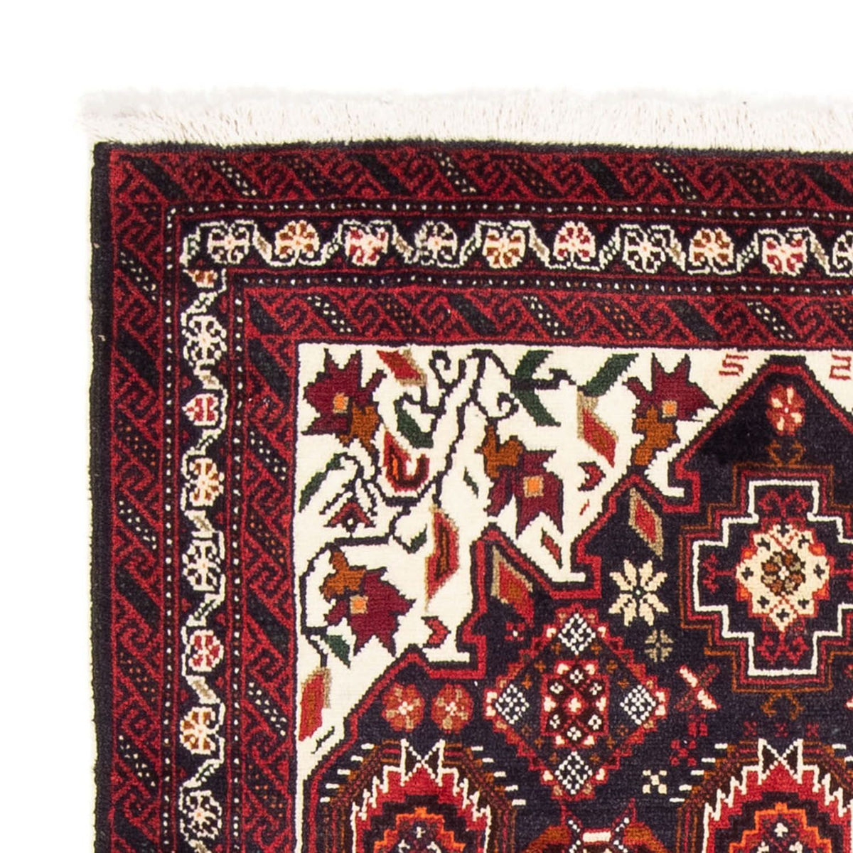 Loper Baluch tapijt - 196 x 110 cm - donkerblauw