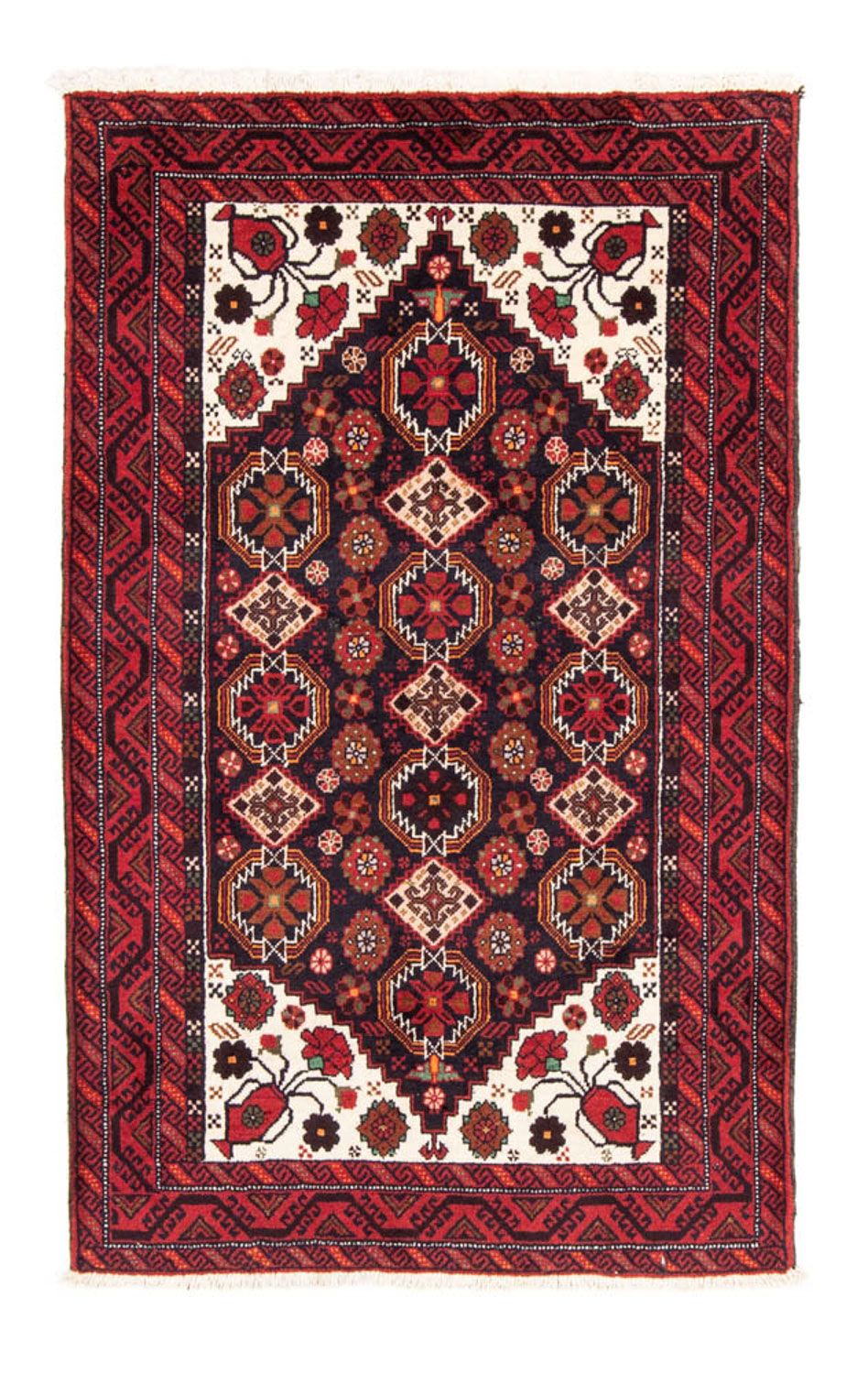 Loper Baluch tapijt - 175 x 100 cm - rood
