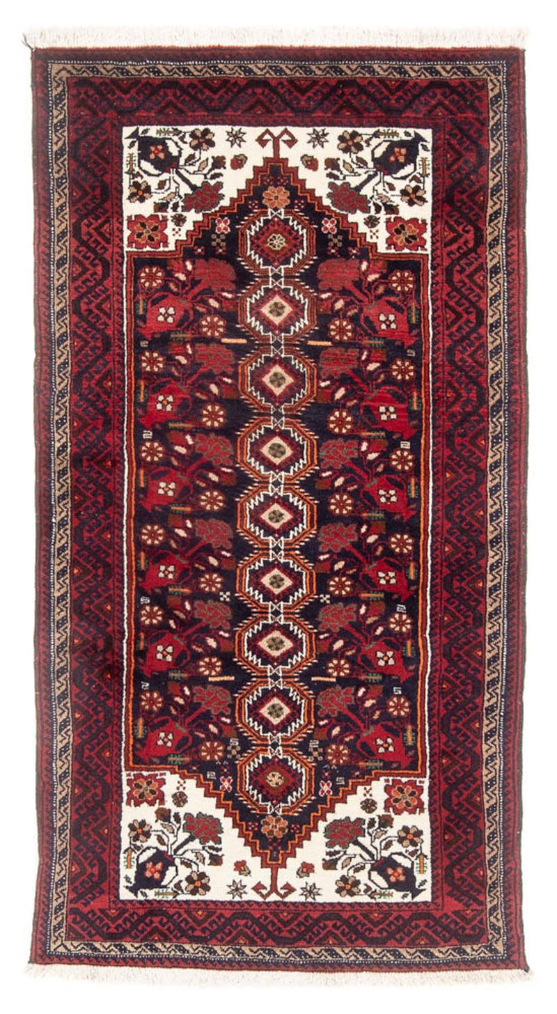 Loper Baluch tapijt - 199 x 99 cm - rood