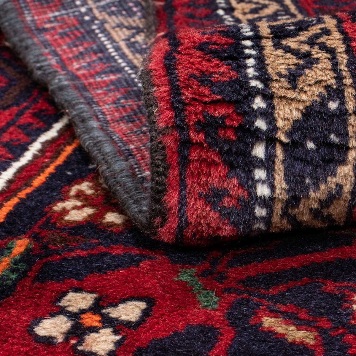 Loper Baluch tapijt - 199 x 99 cm - rood