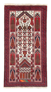 Loper Baluch tapijt - 187 x 100 cm - beige