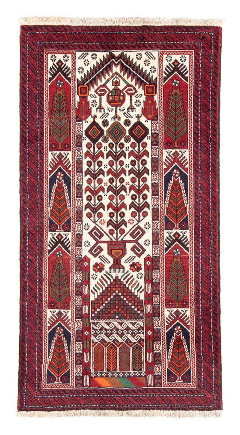 Loper Baluch tapijt - 187 x 100 cm - beige