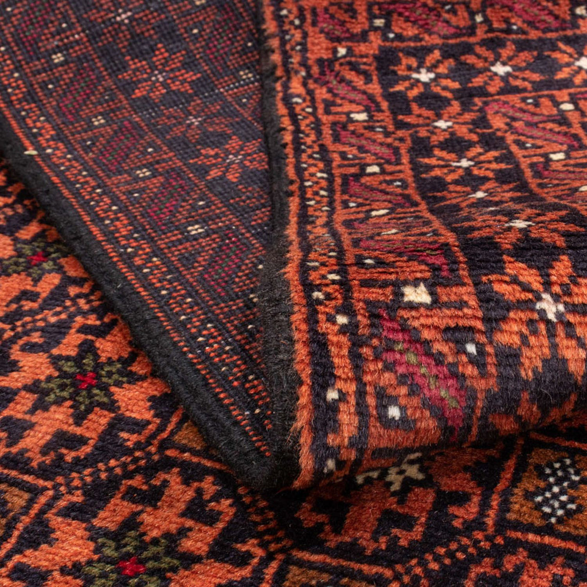 Loper Baluch tapijt - 183 x 101 cm - roest