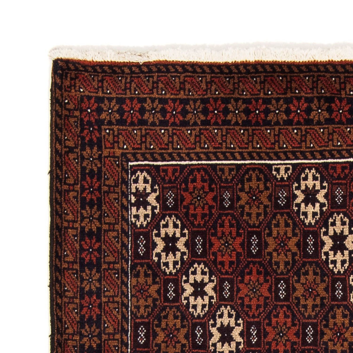 Loper Baluch tapijt - 186 x 102 cm - donkerrood
