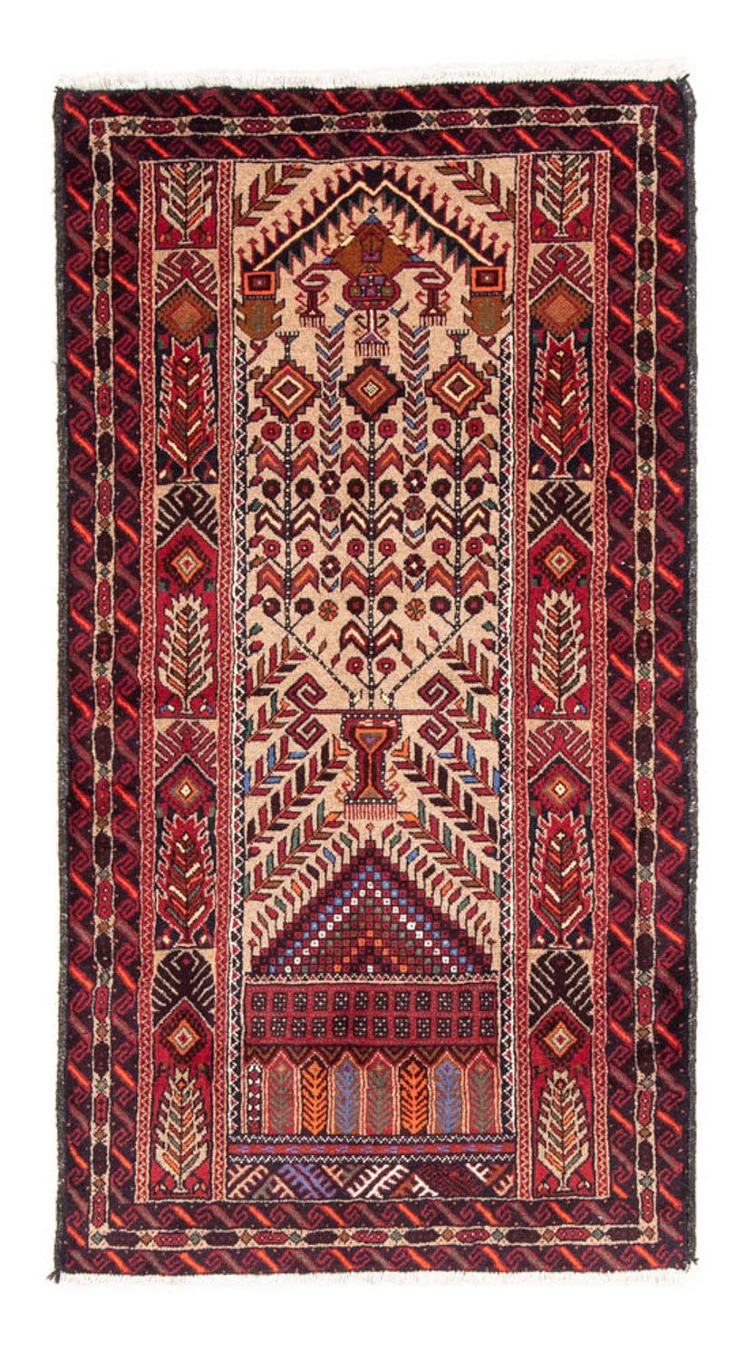 Loper Baluch tapijt - 195 x 99 cm - veelkleurig