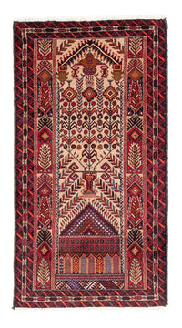 Loper Baluch tapijt - 195 x 99 cm - veelkleurig