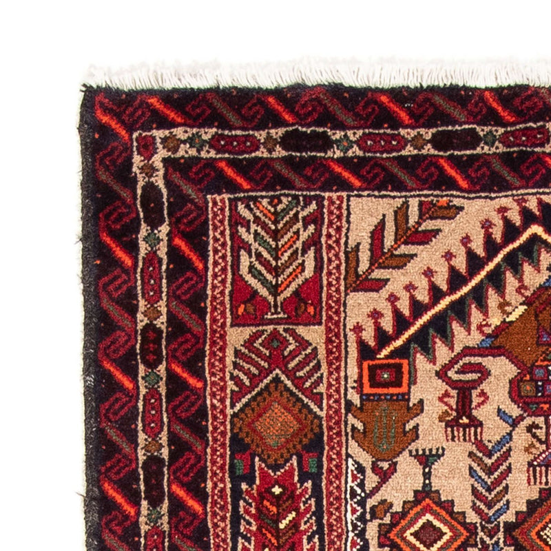 Loper Baluch tapijt - 195 x 99 cm - veelkleurig