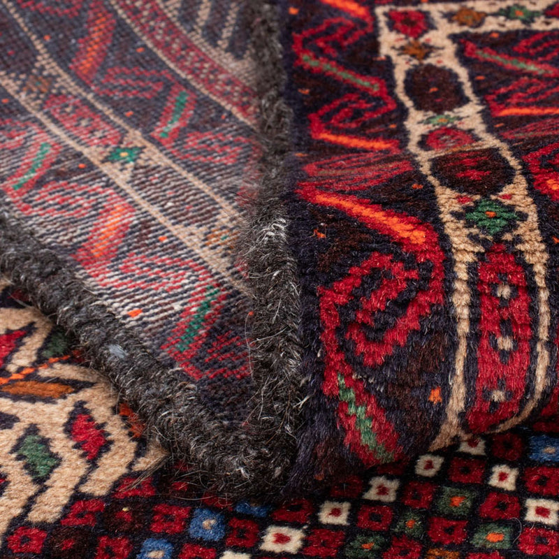 Loper Baluch tapijt - 195 x 99 cm - veelkleurig