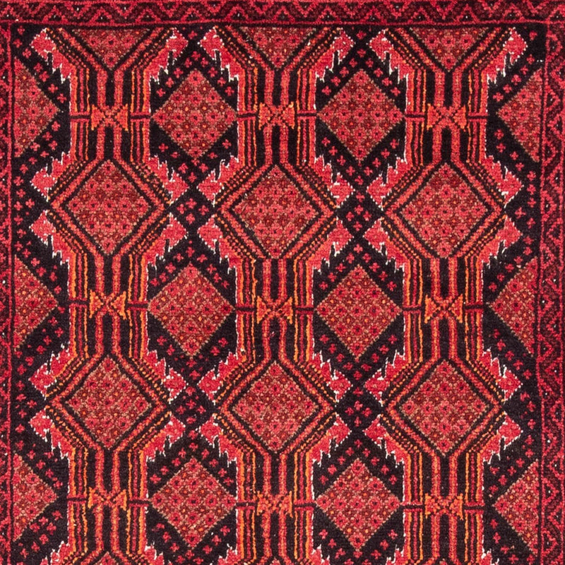 Loper Baluch tapijt - 195 x 104 cm - rood