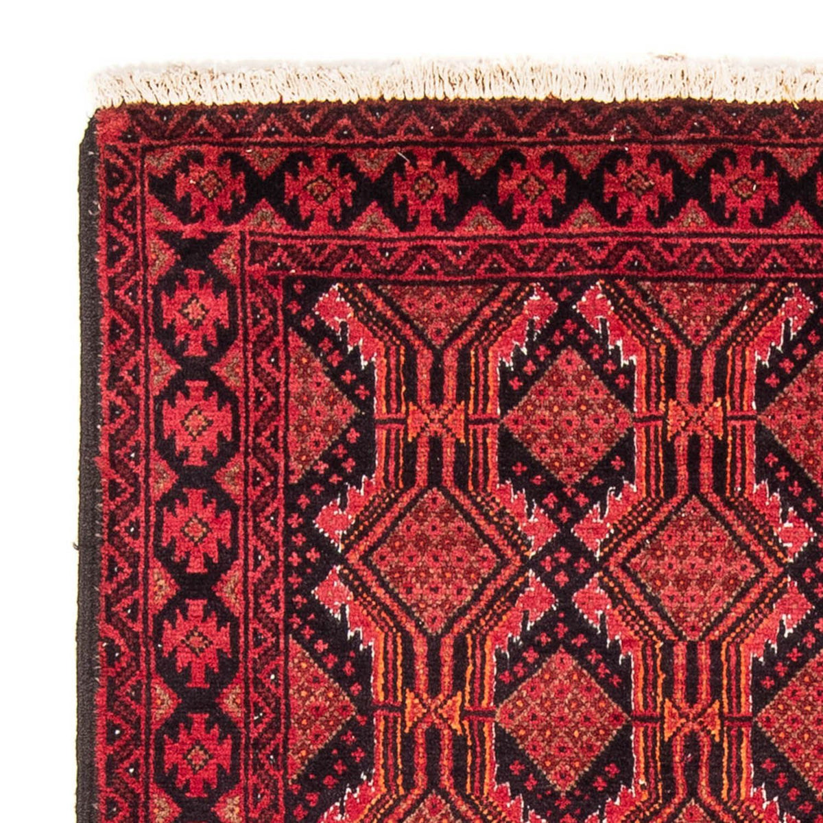 Loper Baluch tapijt - 195 x 104 cm - rood
