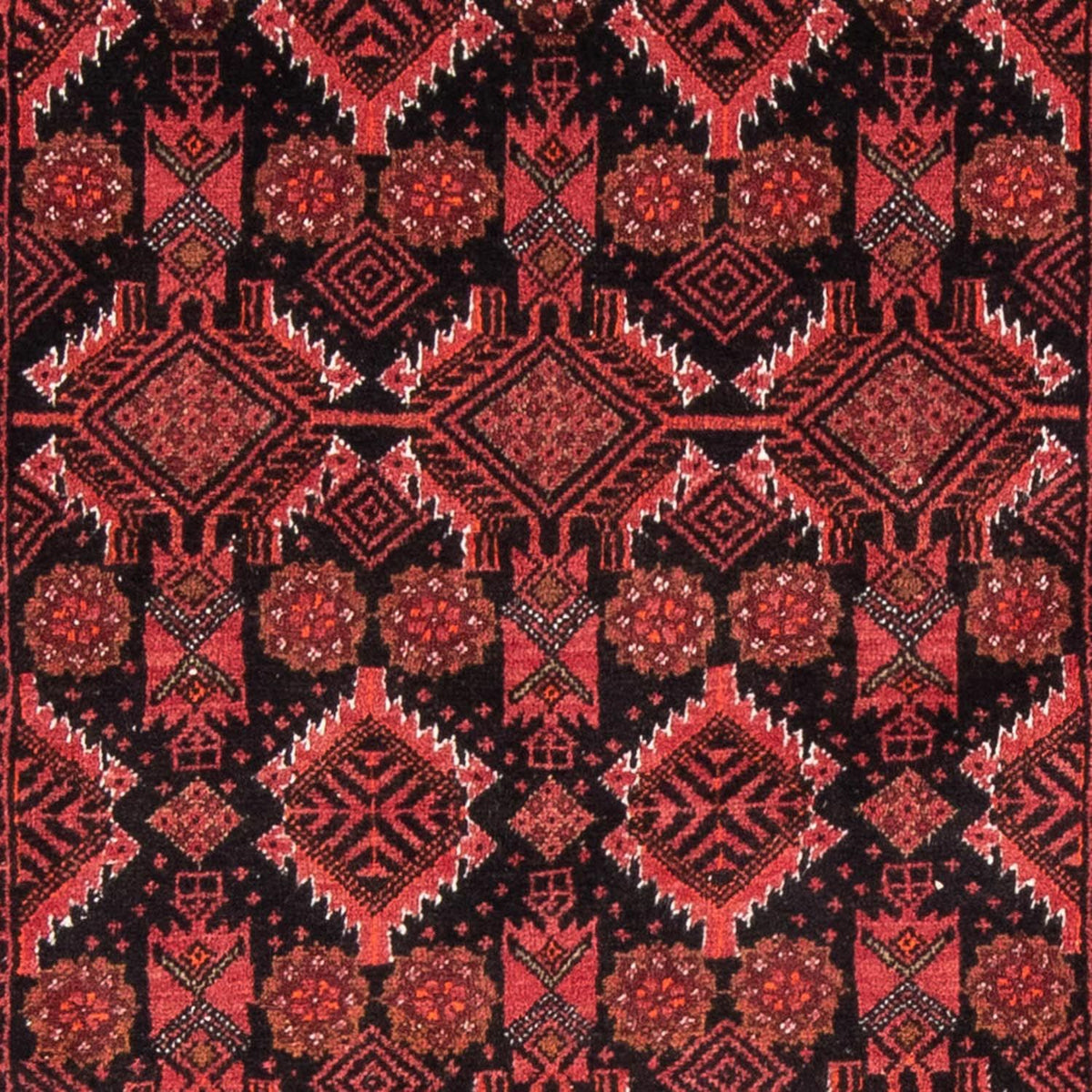Loper Baluch tapijt - 187 x 99 cm - rood