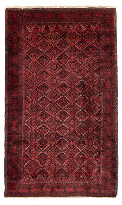Loper Baluch tapijt - 230 x 125 cm - rood