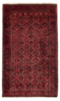 Loper Baluch tapijt - 230 x 125 cm - rood