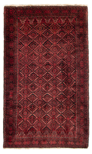 Loper Baluch tapijt - 230 x 125 cm - rood