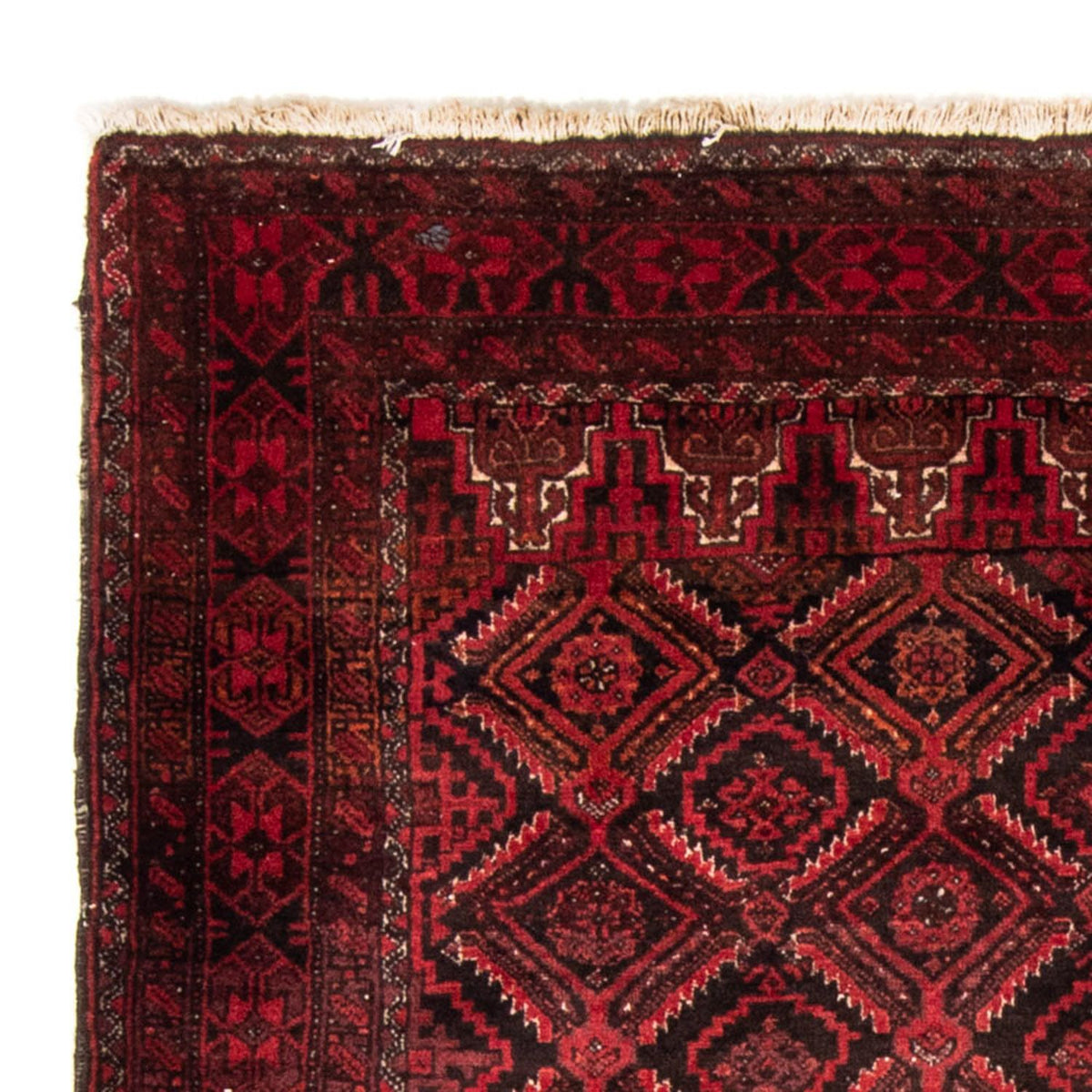 Loper Baluch tapijt - 230 x 125 cm - rood