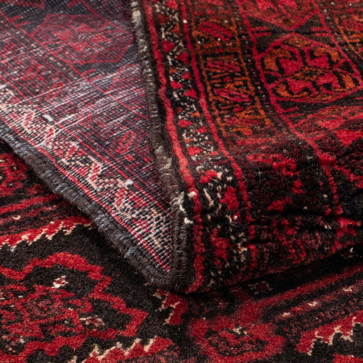 Loper Baluch tapijt - 230 x 125 cm - rood