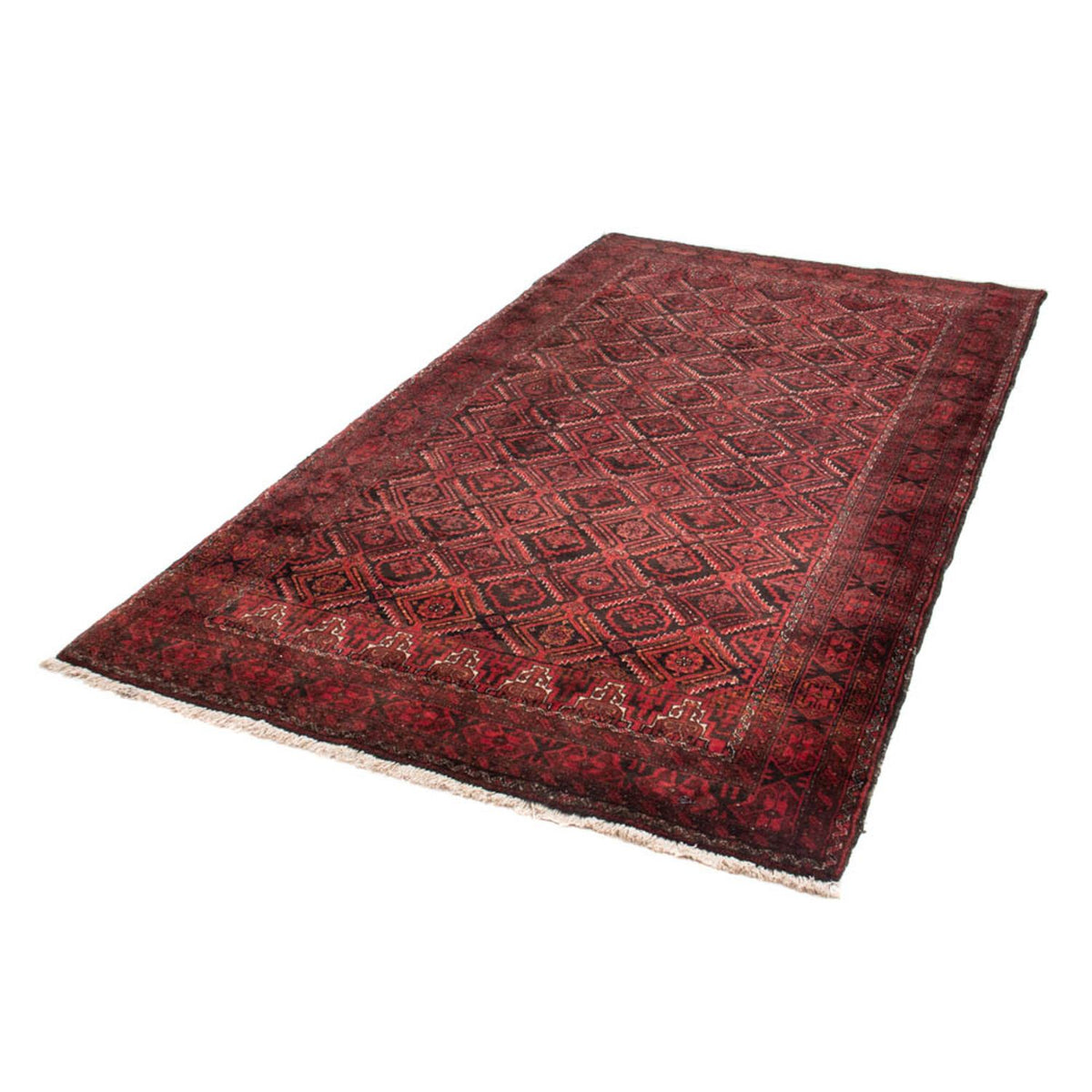 Loper Baluch tapijt - 230 x 125 cm - rood