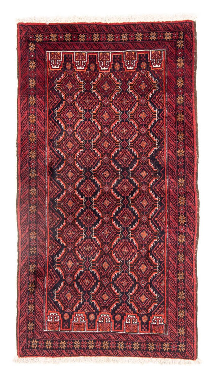 Loper Baluch tapijt - 170 x 94 cm - rood