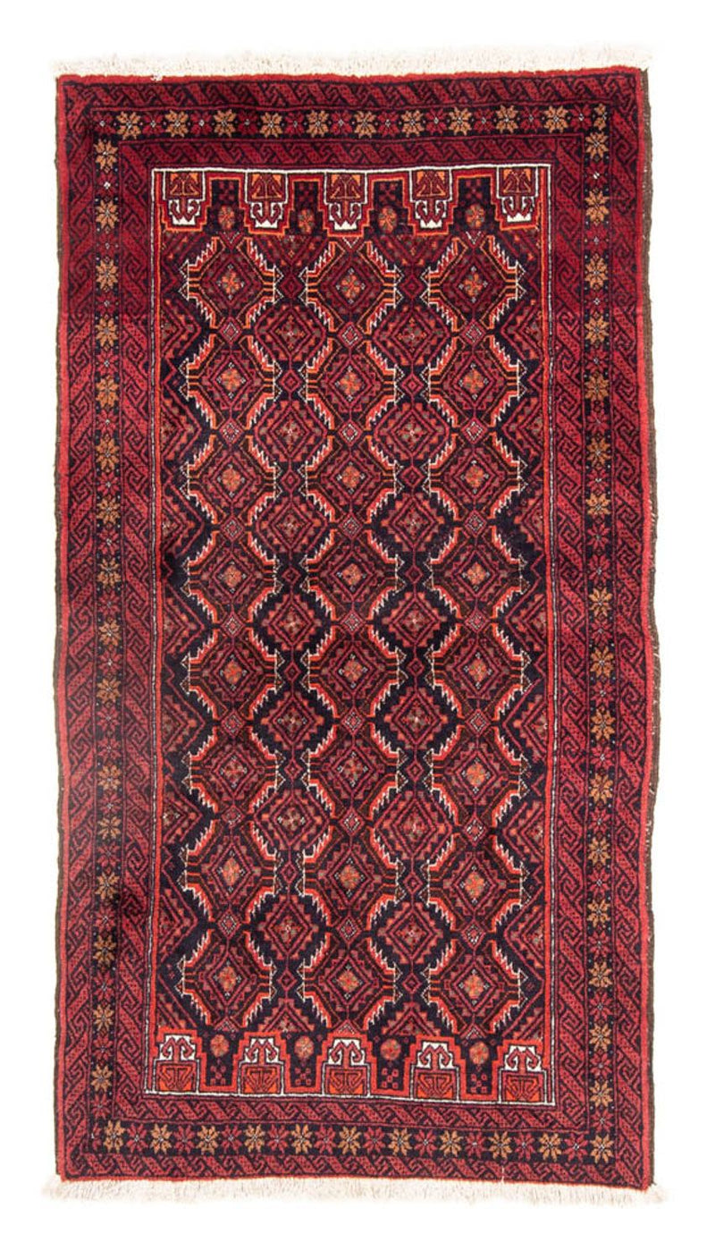 Loper Baluch tapijt - 170 x 94 cm - rood